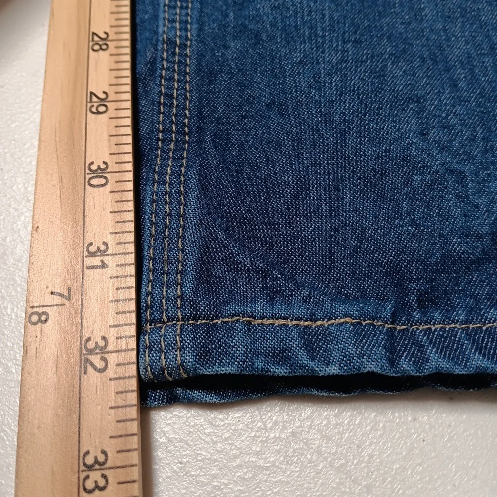 Carhartt FRB13-DNM Mens Flame Resistant FR Denim Dungaree Jeans 44x32 CAT 2 NWT